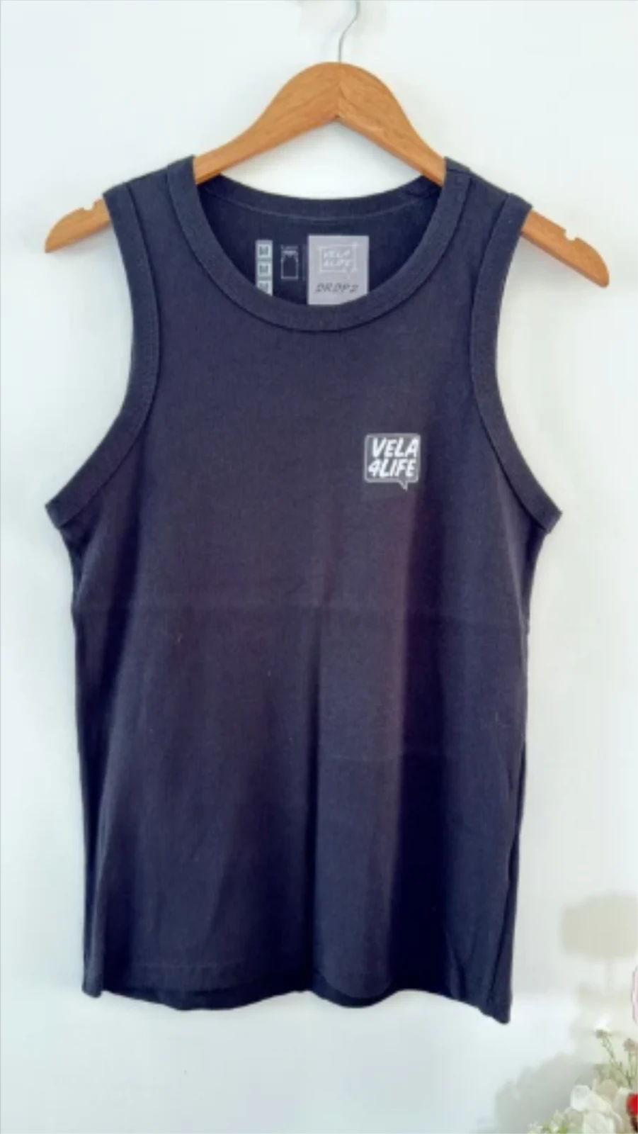 Regata Masculina Preta Vela4Life