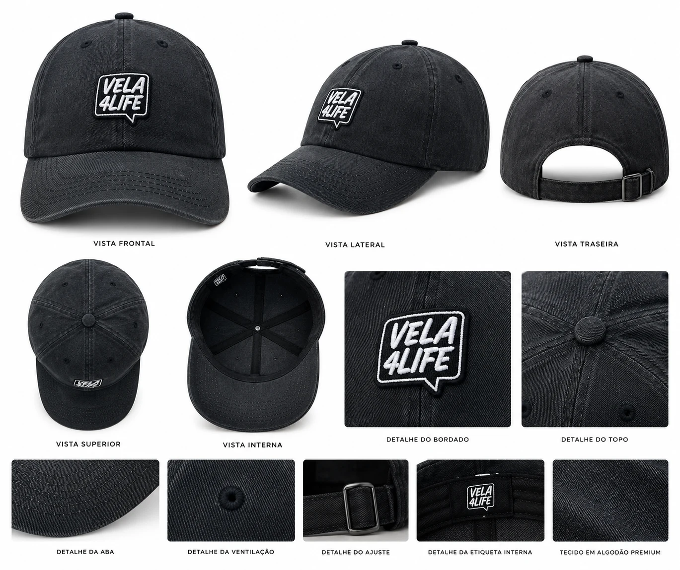 Boné V4L Preto — foto 2