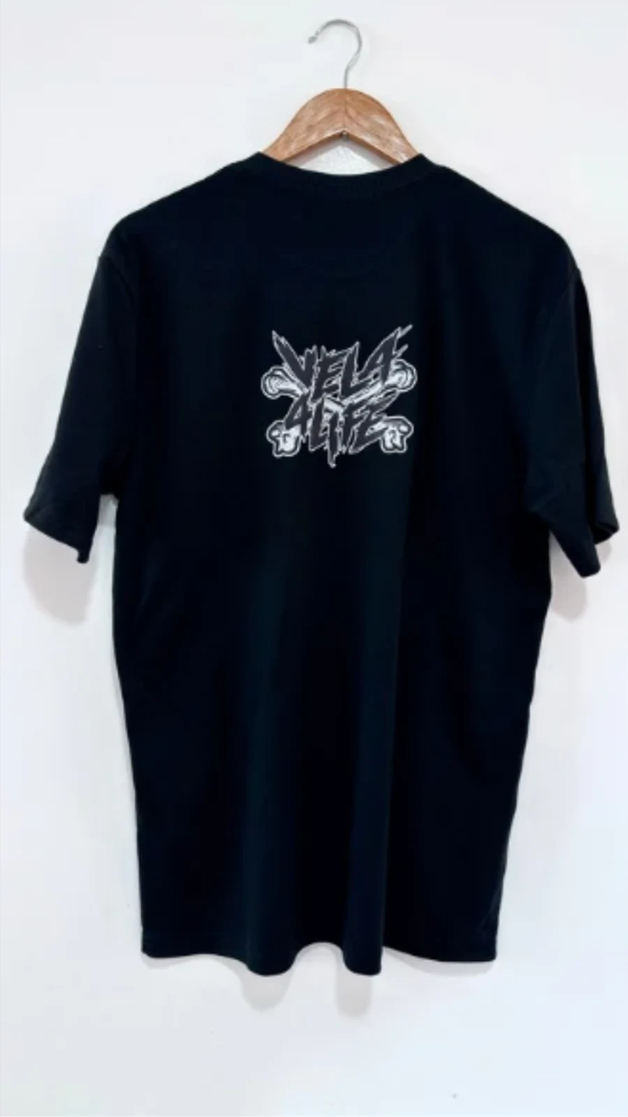 Camiseta BONES Preta Masculina Vela4Life